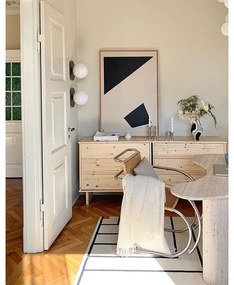 Естествен скрин от борова дървесина Kommo - Karup Design