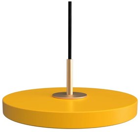 Жълта LED висяща лампа с метален абажур ø 15 cm Asteria Micro - UMAGE