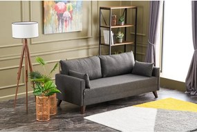 Антрацитен диван 208 cm Bella – Balcab Home