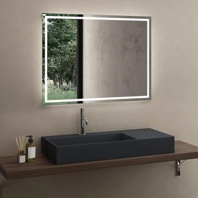 Умивалник МРАМОРЕН КОМПОЗИТ Rea  Archi 75 CM Grey MATT