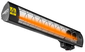 Лъчист нагревател 2000W, IP55, нагревателен елемент златна халогенна лампа 90-031