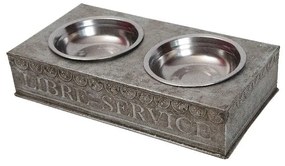 Кучешки купички с цинкова стойка Libre Service - Antic Line