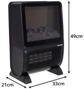 Електрически нагревател с ефект на пламък BLAZEO 2000 W