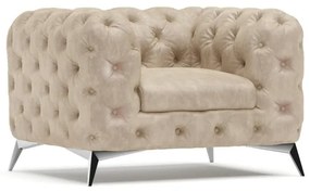 Бежово кадифено кресло Chelsea – Ropez