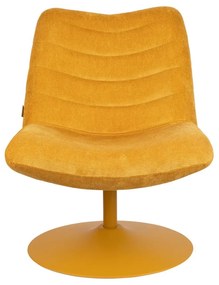 Кресло от кадифе в жълта охра Bubba - Zuiver
