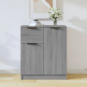 816998 vidaXL Сайдборд, сив сонома, 60x30x70 см, инженерно дърво