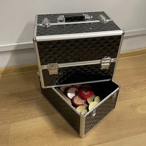 Козметичен куфар Soulima XL - голям органайзер за гримове и козметика