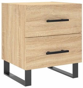 827362 vidaXL Нощно шкафче, дъб сонома, 40x35x47,5 см, инженерно дърво