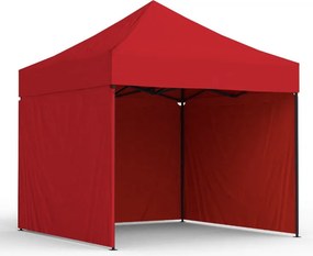 Тристенна парти палатка без прозорци Черен 3m x 3m