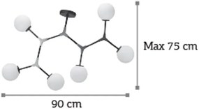 Плафон InLight 6167-6 Полилей-Gold
