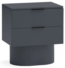 Антрацитно нощно шкафче Totem – Teulat
