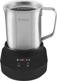 Уред за разпенване на мляко Instant Pot Frother Station 140345701EU, 600W, 500 мл, Тъчскрийн, Без BPA/PFOA/PTFE, 3 темп настройки, 3 нива на разпенване, Инокс/черен