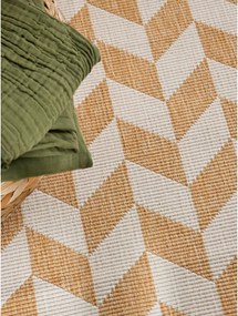 Пътека за открито и закрито в цвят жълта охра/кремава 80x200 cm Haringey Terrick – Ted Baker