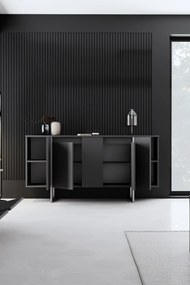 Конзола Luxe, цвят Антрацит Сребърен