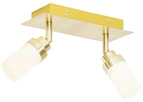 Модерен прожектор за баня месинг 2-светлина IP44 - Japie