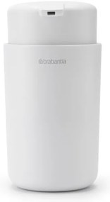 Дозатор за течен сапун Brabantia ReNew 1003134, 250 мл, Нехлъзаща основа, Без прокапване, Бял