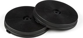 Klarstein Филтри с активен въглен за абсорбатори 2 филтъра за режим на рециркулация Ø18,5 см