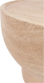 Кръгла масичка за кафе от декор от камък в естествен цвят ø 80 cm Noble – Zuiver
