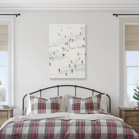 Картина на платно – Зимни забавления на склон