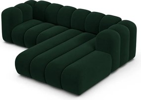 Тъмнозелен ъглов диван (десен ъгъл) Lupine – Micadoni Home