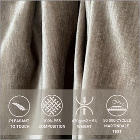 Светлокафяво боксспринг легло 160x200 cm с място за съхранение Bergamo – Maison de Rêve