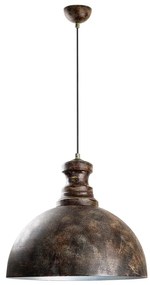 Пендел KURE 1xE27/40W/230V Ø 40 см сив