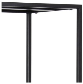 Черна метална библиотека 70x185 cm Newcastle – Actona