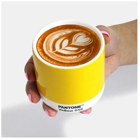 Жълта керамична чаша 175 ml Cortado Yellow 012 - Pantone
