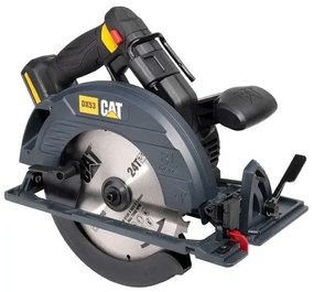 Акумулаторен ръчен циркуляр CAT DX53B, 18V, 185 мм
