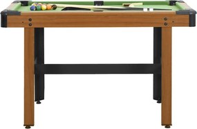 91948 vidaXL Билярдна маса, 4 фута, 122x61x76 см, кафява