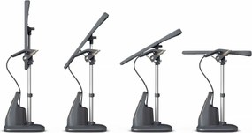 Уред за вертикално гладене с пара Philips All-in-one 8500 AIS8540/80, 2200W, 1.2 л, 6 bar, 90 гр/мин, 2 настройки, OptimalTEMP, Регулируема дъска, Тъмносив/златист