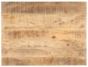 286022 vidaXL Плот за маса, мангово дърво масив, 25-27 мм, 80x60 cм