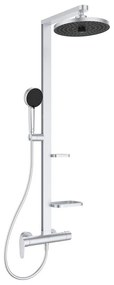 Душ система със смесител CERAFLOW ALU+, BD584SI, Vidima