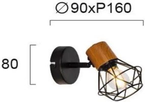 Стенна апличка Viokef Vega