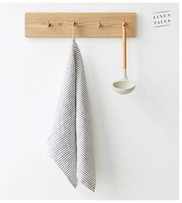Ленена кърпа за съдове 45x65 cm Thin Black Stripes – Linen Tales