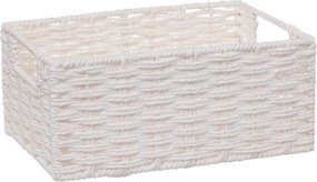 Комплект от 4 коша за съхранение 5five Costa, Хартия, Бели