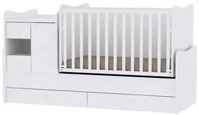 LORELLI Classic Трансформиращо се легло-люлка 190/72 см. MINI MAX БЯЛ