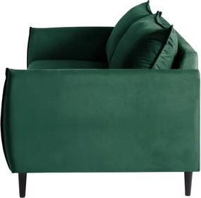Тъмнозелен кадифен диван 203 cm Juli – Ropez