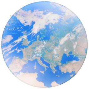 Синя LED детска лампа за таван ø 37 cm Terra – Trio