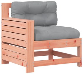844917 vidaXL Градинско кресло с възглавница дугласко дърво масив