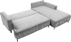 Ъглов диван Lavar-Розово-Десен