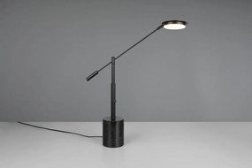 Черна LED настолна лампа (височина 65 cm) Fiore – Trio Select