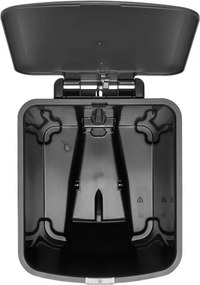 Кош за боклук с педал Brabantia StepUp 1008482, 25 л, Екологични материали, Голям отвор, Тъмносив
