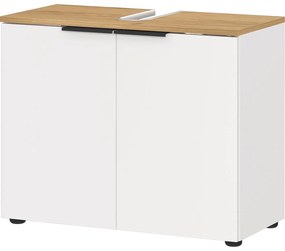 Бял шкаф за мивка 60x58 cm Menen – Germania