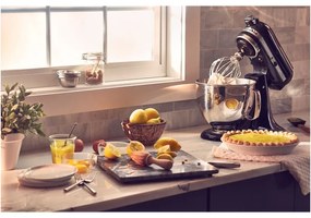 Планетарен миксер Artisan Elegance KitchenAid 5KSM175PSEOB, 300 W, 4.8 л, Direct drive, 10 скорости, Onyx Black