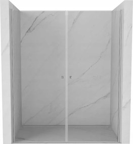 Mexen Pretoria Duo врати за душ кабина открехващи се 160 см, прозрачни, хром - 852-160-000-02-00