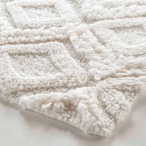 Бял килим за баня 50x80 cm Ikatis – douceur d'intérieur