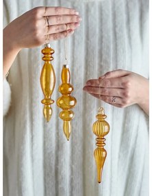 Стъклени коледни украси в комплект от 3 бр. ø 4 cm Auralia – Bloomingville