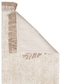 Кремав ръчно изработен памучен детски килим подходящ за пране 170x240 cm Pine Forest – Lorena Canals