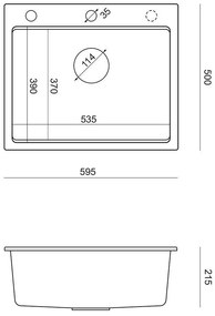 гранитна мивка KURT 110 WORKSTATION BEIGE